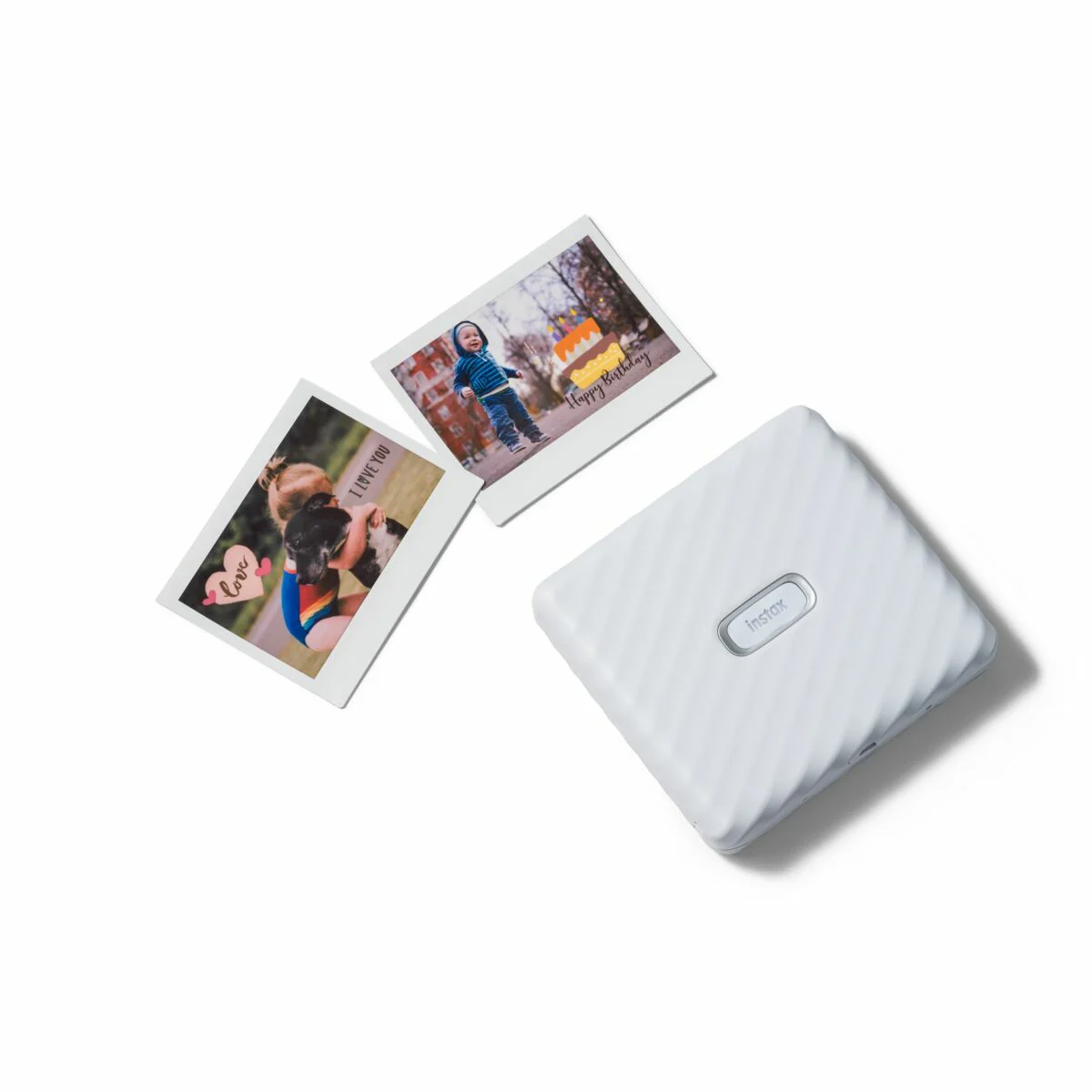 Fujifilm Instax Link Wide Instant Smartphone Printer (Ash White) - Image 7
