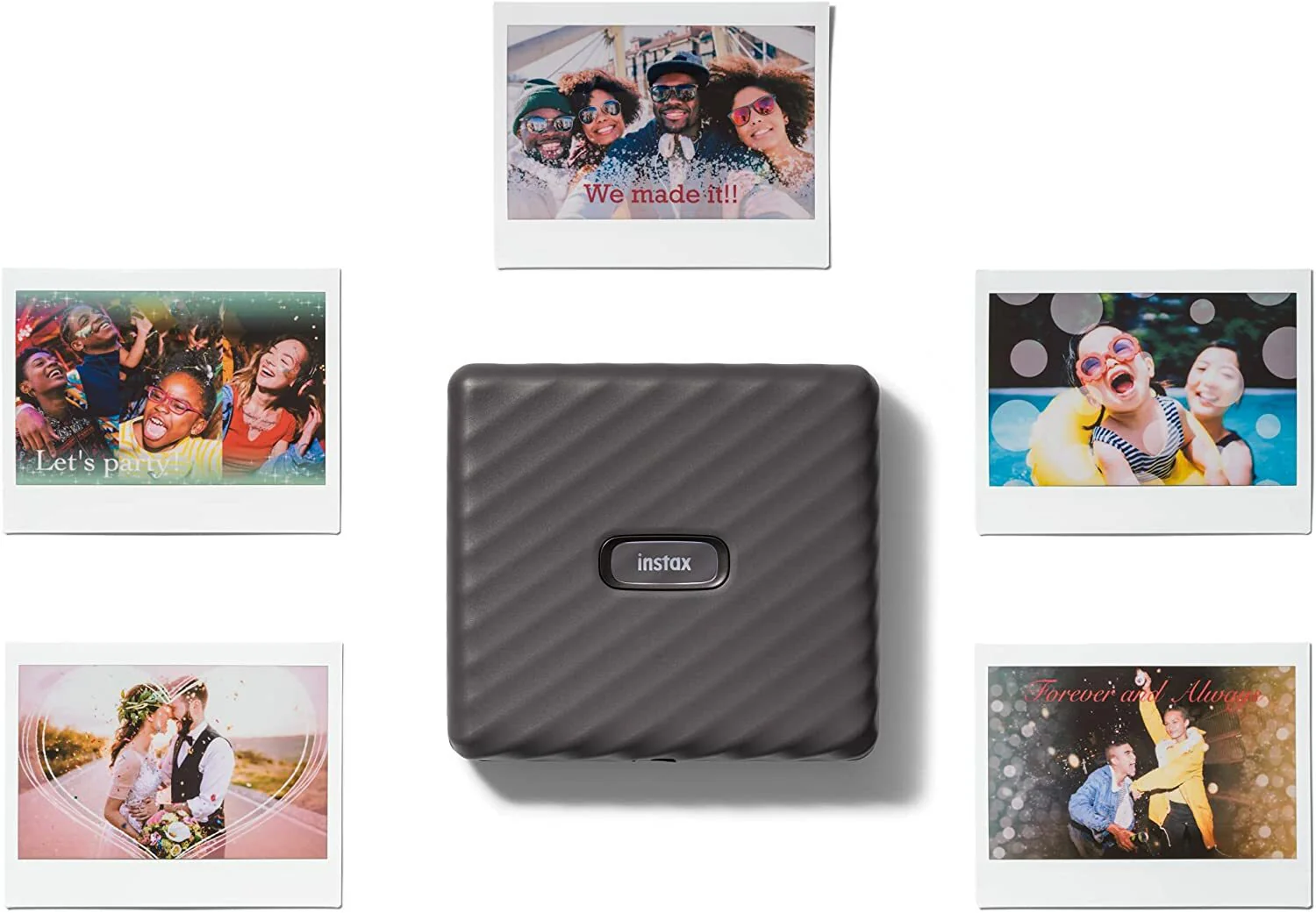 Fujifilm Instax Link Wide Instant Smartphone Photo Printer (Gray) Everything Photobox Kit - Image 11