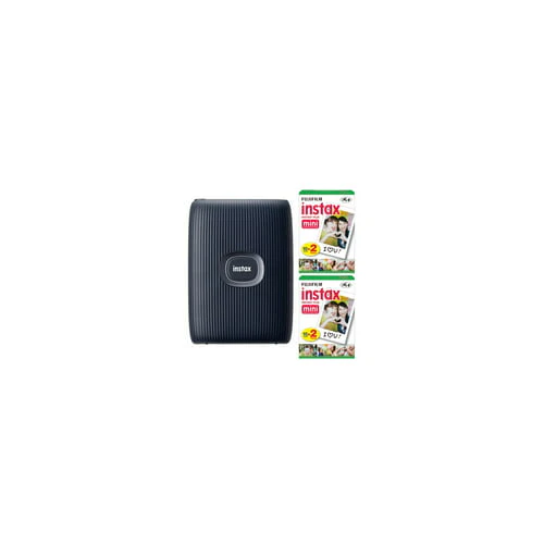 Fujifilm Instax Mini Link 2 Smartphone Printer (Space Blue), Mini Film 40 Sheets - Image 3