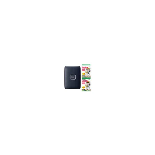 Fujifilm Instax Mini Link 2 Smartphone Printer (Space Blue), Mini Film 40 Sheets - Image 4