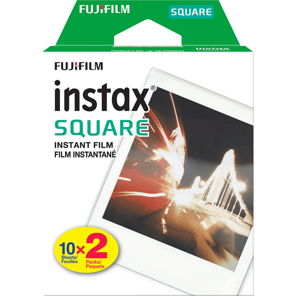 Fujifilm INSTAX Square Link Instant Printer (Green) With Film Kit and Twin Pack - Image 3
