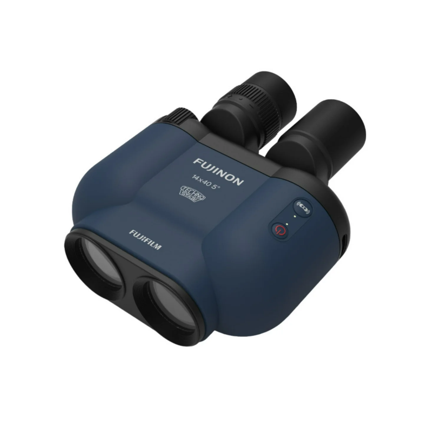 Fujifilm TS-X 1440 Techno Stabi Binoculars with Softcase (Navy) w/Straps Bundle - Image 2
