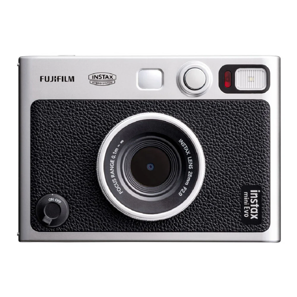 FUJIFILM INSTAX MINI EVO Hybrid Instant Camera with 100 Creative Options (Black)