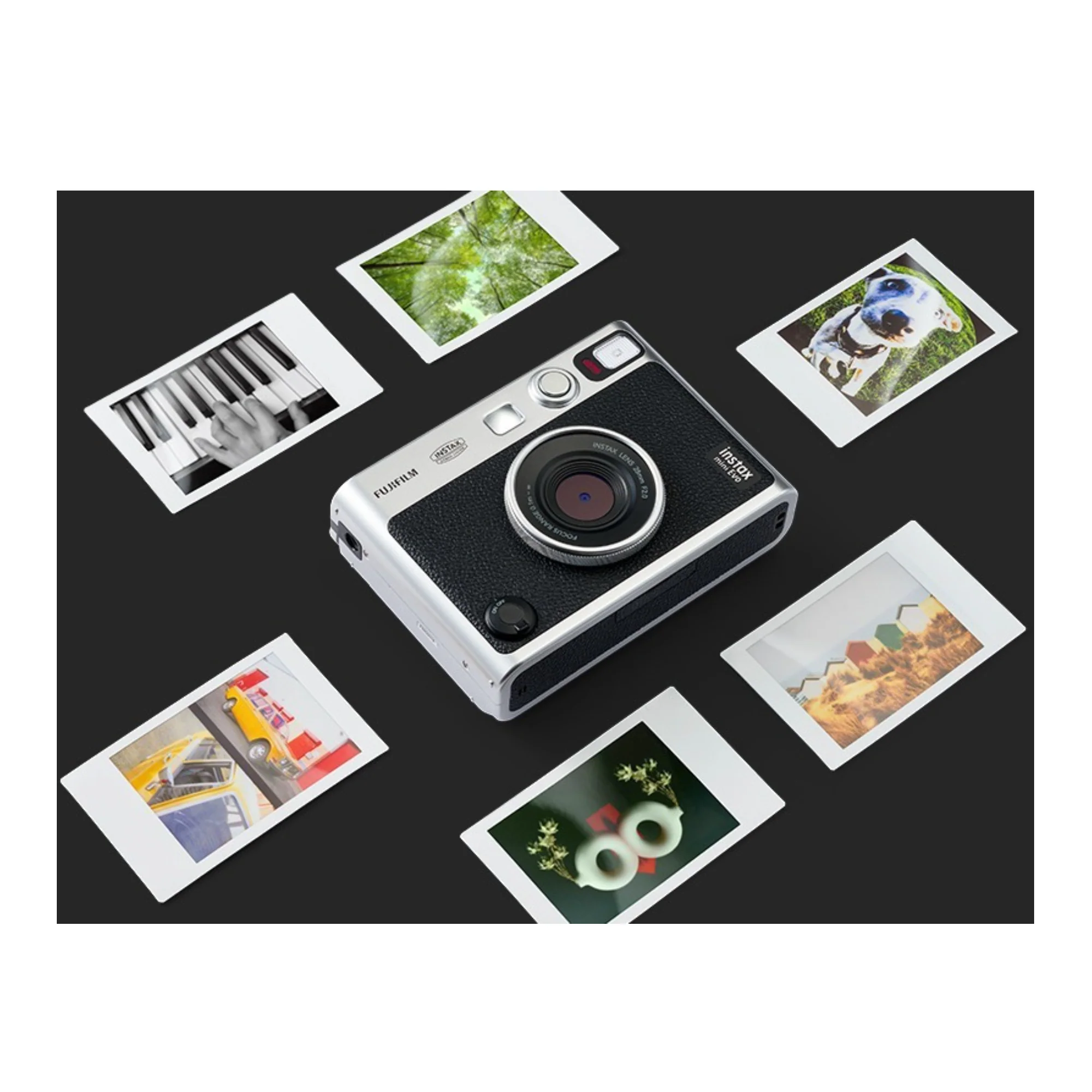 FUJIFILM INSTAX MINI EVO Hybrid Instant Camera with 100 Creative Options (Black) - Image 9