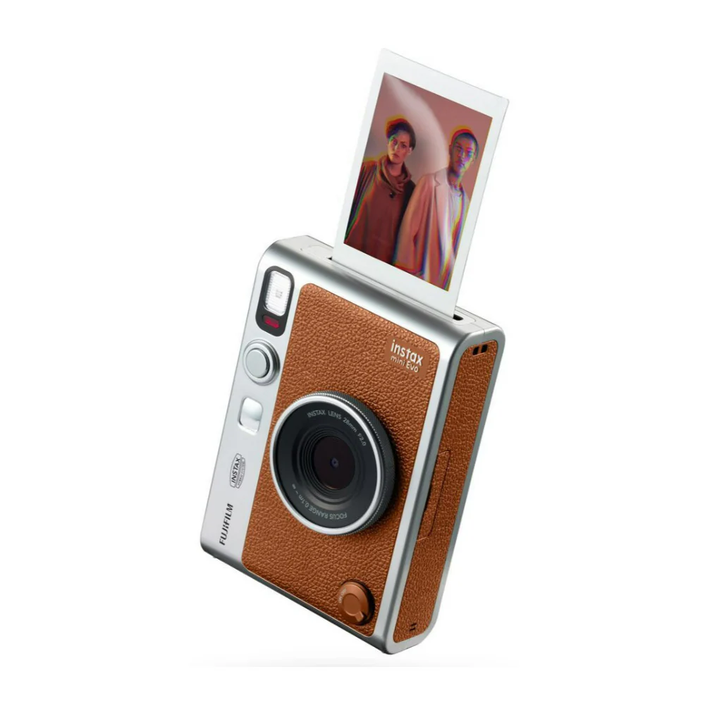 Fujifilm Instax Mini Evo 1/5-Inch CMOS F2.0 Aperture Instant Camera (Brown) - Image 4