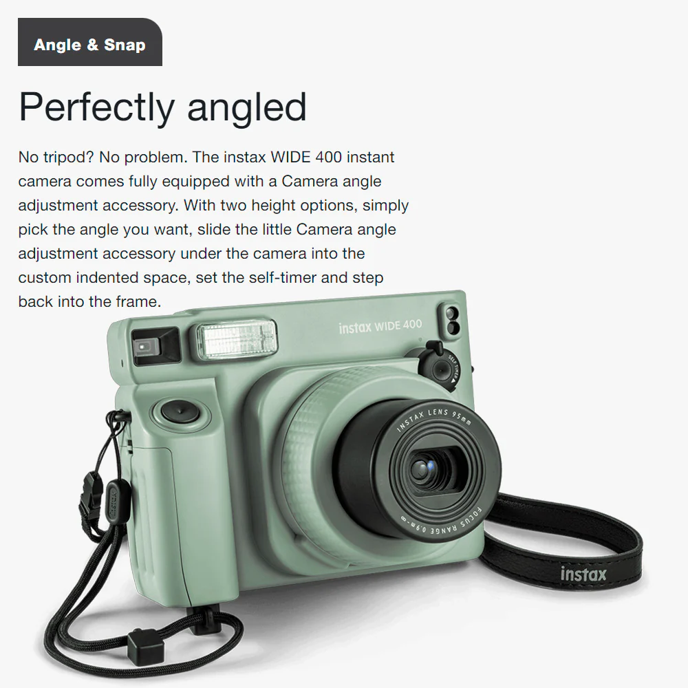 Fujifilm Instax Wide 400 Camera with Instax Wide Film and Accessories Bundle - Image 3