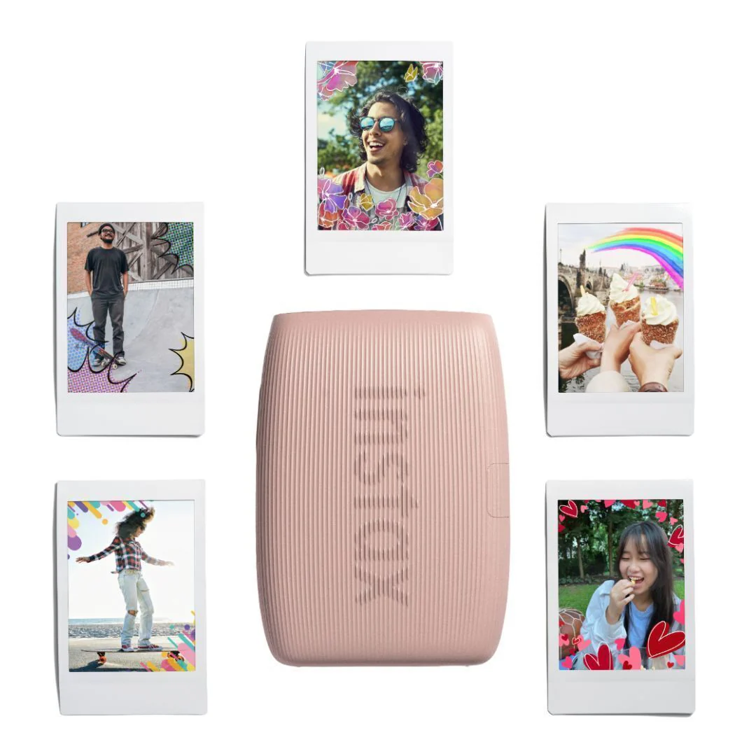 Fujifilm Instax Mini Link 3 Compact Smartphone Printer with Instax AiR Studio App (Rose Pink) - Image 5