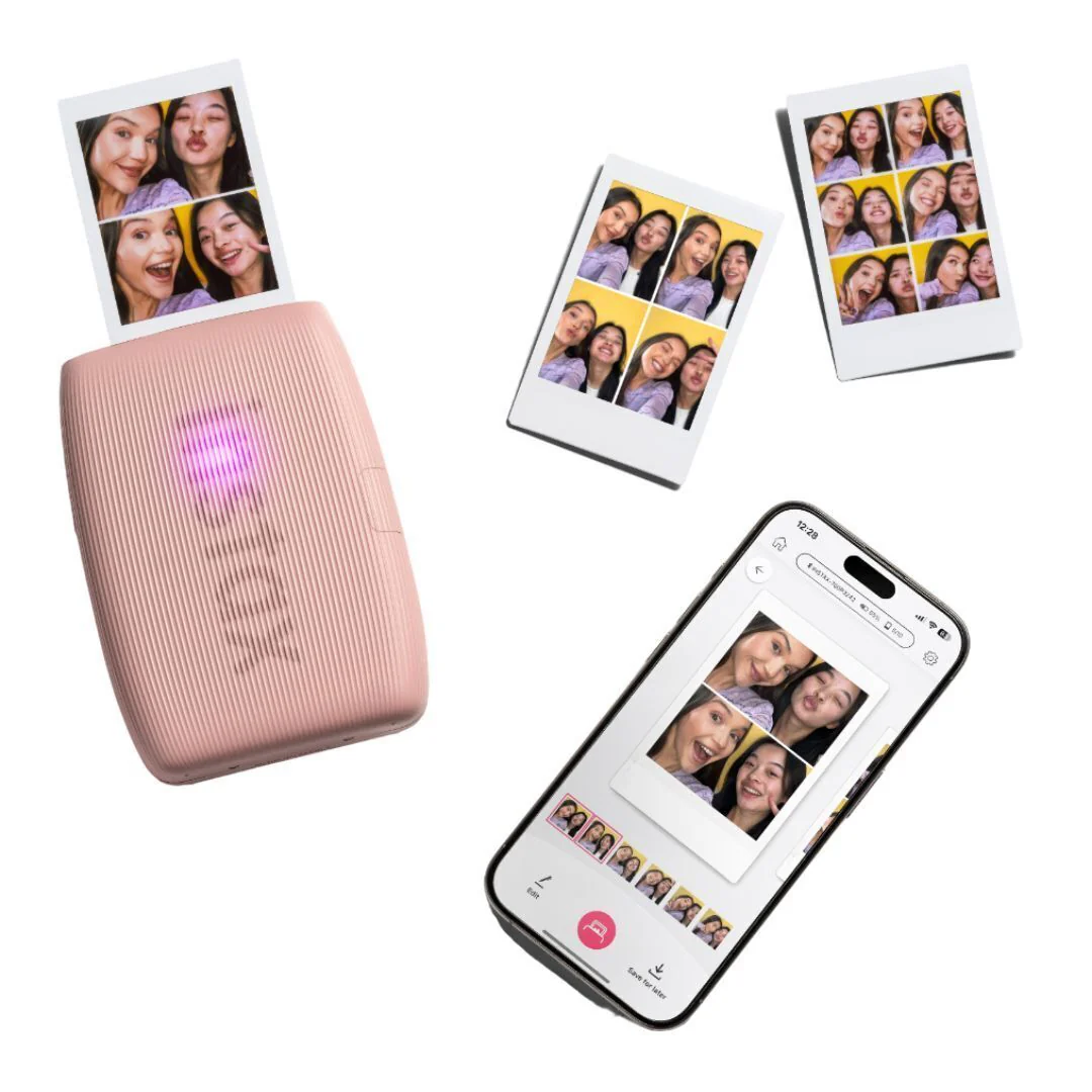 Fujifilm Instax Mini Link 3 Compact Smartphone Printer with Instax AiR Studio App (Rose Pink) - Image 6