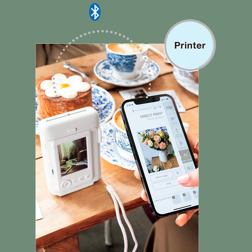 Fujifilm Instax Mini LiPlay Hybrid Instant Camera and Smartphone Printer (Matcha Green) Bundle - Image 4