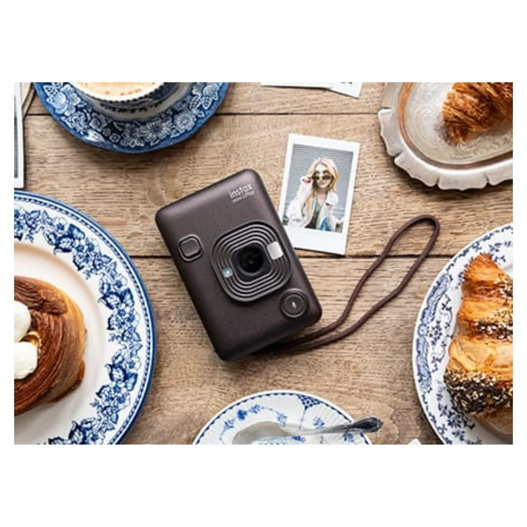 Fujifilm Instax Mini LiPlay Hybrid Instant Camera and Smartphone Printer (Deep Bronze) - Image 5