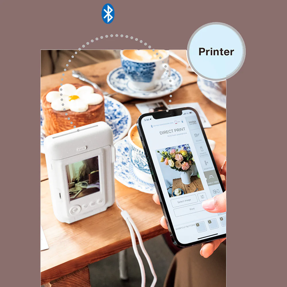Fujifilm Instax Mini LiPlay Hybrid Instant Camera and Smartphone Printer (Deep Bronze) Bundle - Image 4