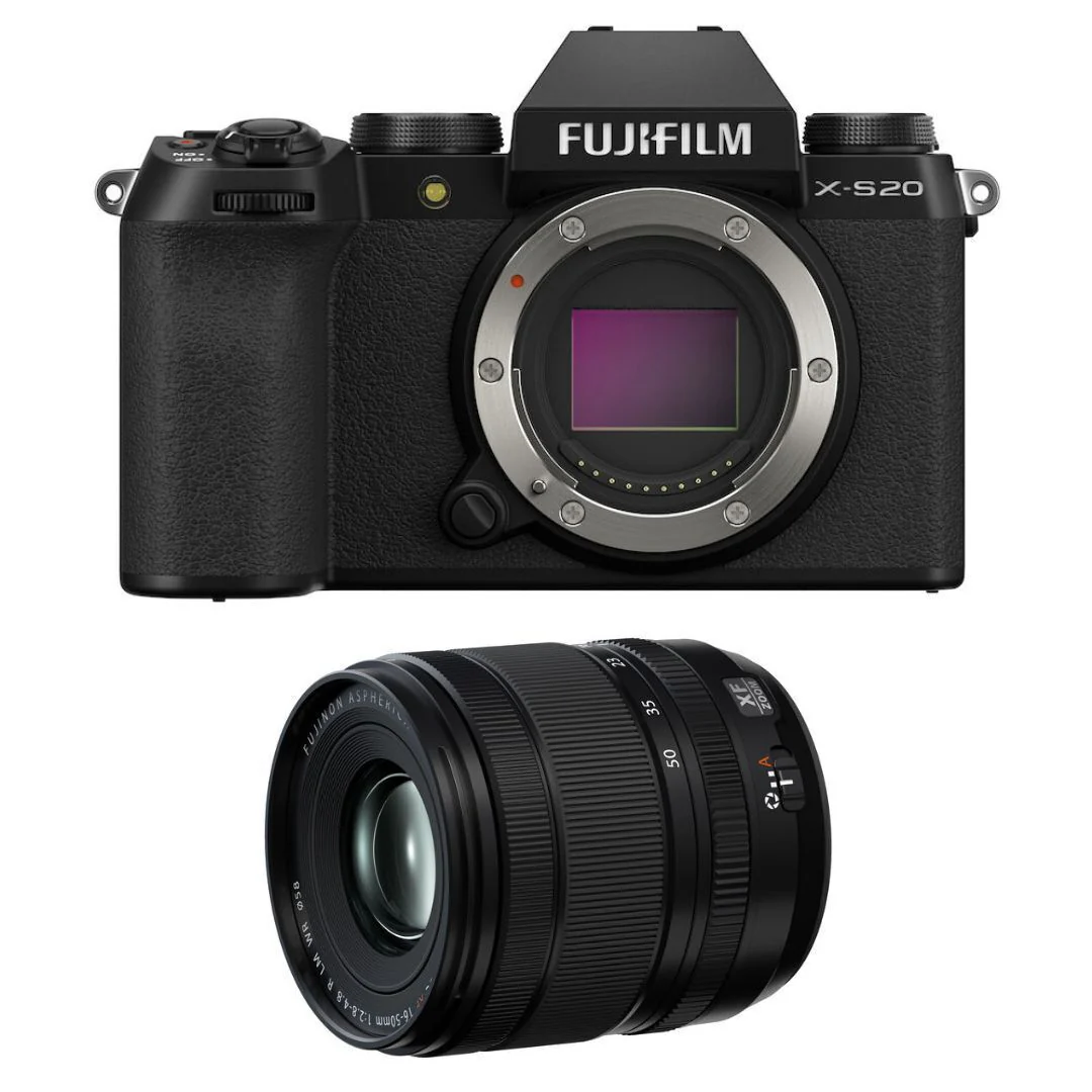 Fujifilm X-S20 Camera Body with FUJINON XF16-50mm F2.8-4.8 R LM WR Compact Lens Kit (Black) - Image 6