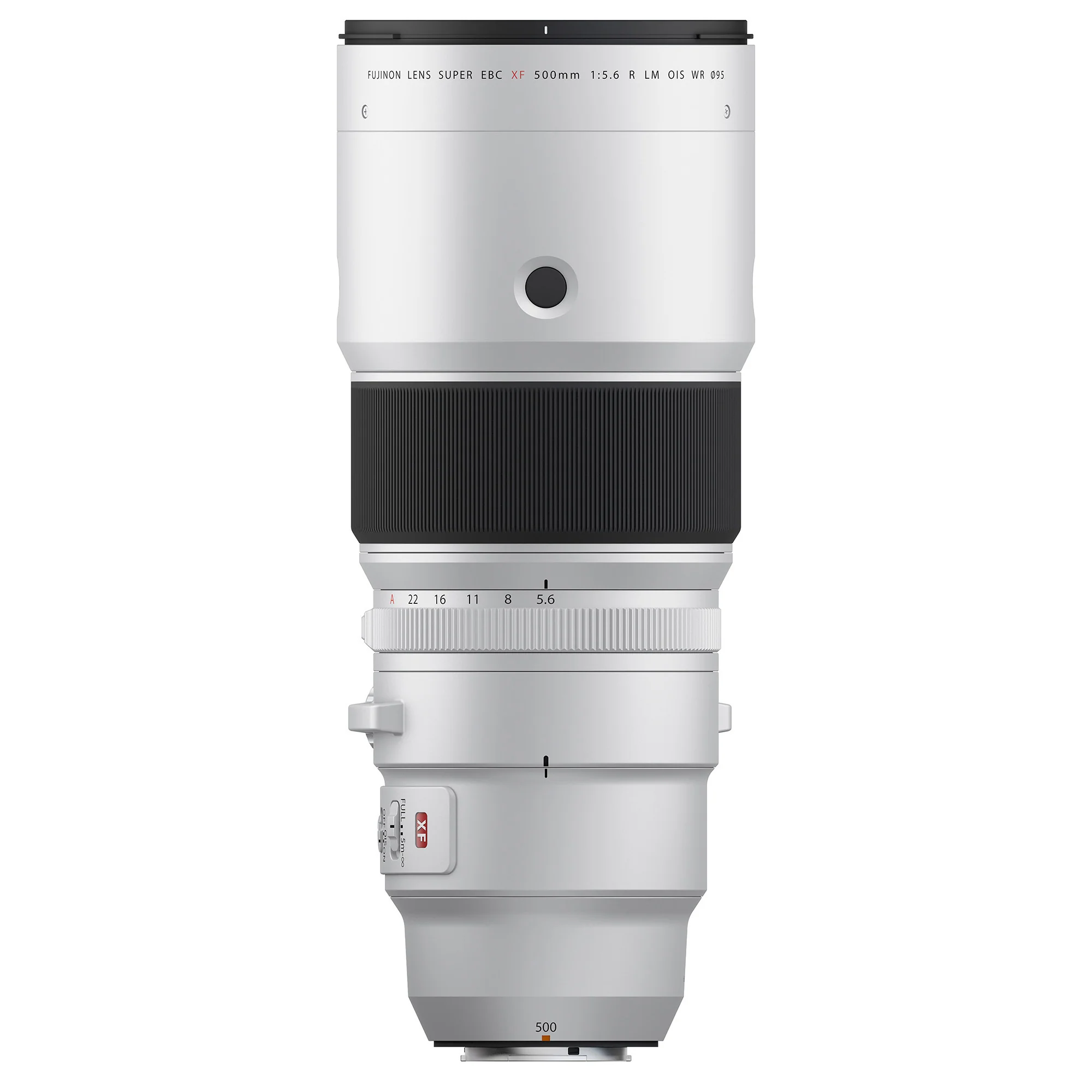 Fujifilm Fujinon XF 500mm F5.6 R LM OIS WR Lens with Linear Motor System and Optical Body (White) - Image 4