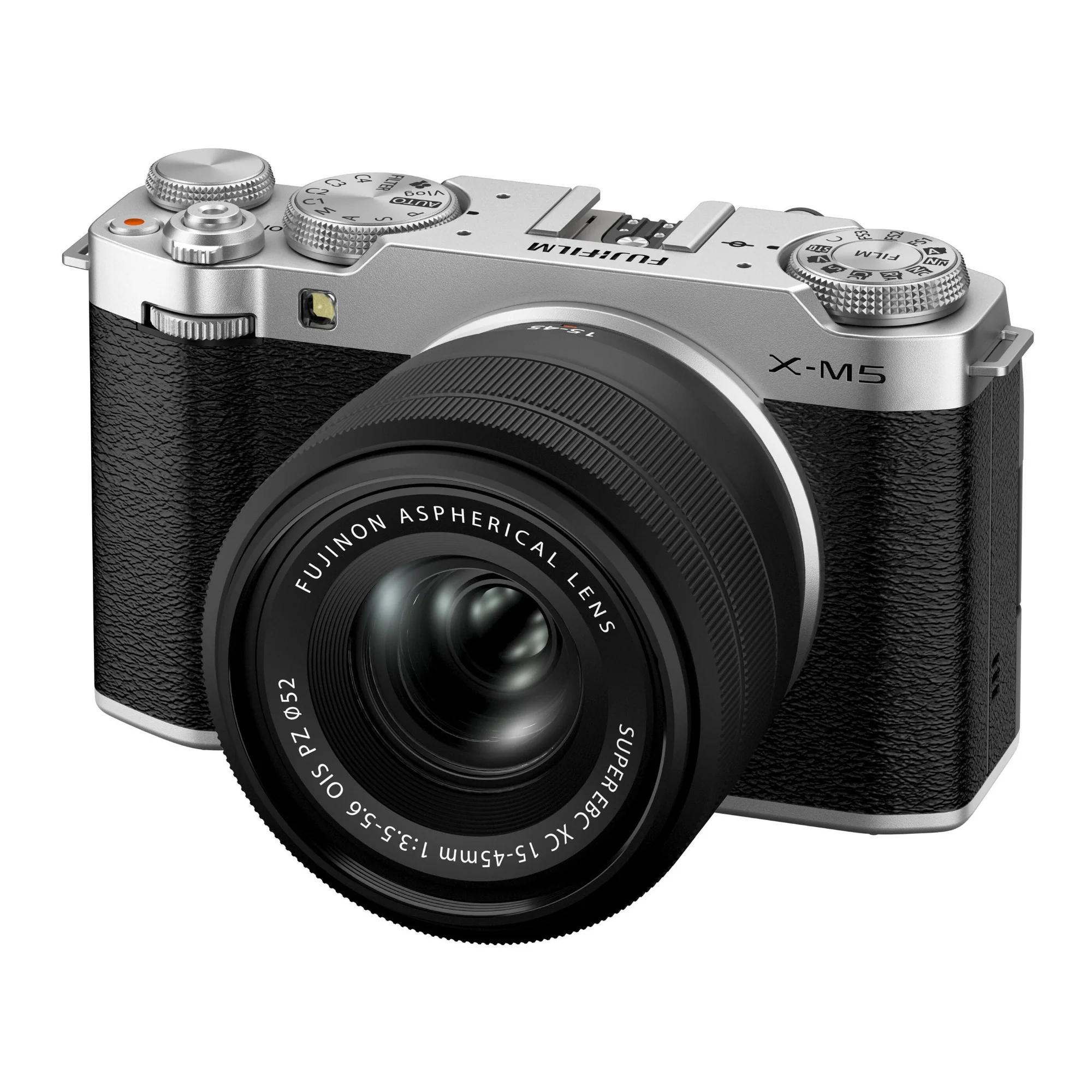 FUJIFILM X-M5 Mirrorless Camera with XC 15-45mm f/3.5-5.6 Lens (Silver) - Image 2