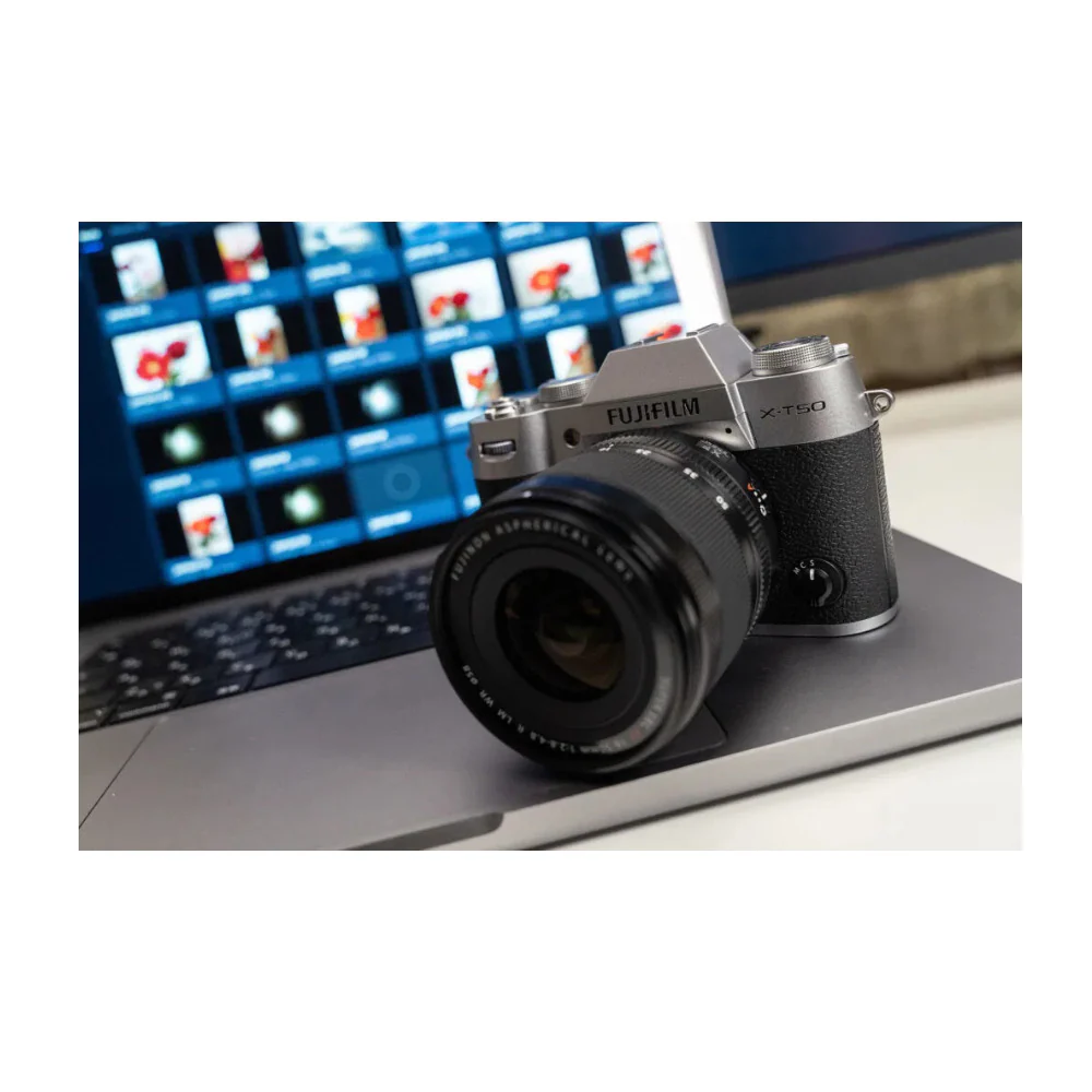 Fujifilm X-T50 40.2MP 6.2K/30P Mirrorless Camera Body (Charcoal Silver) - Image 8