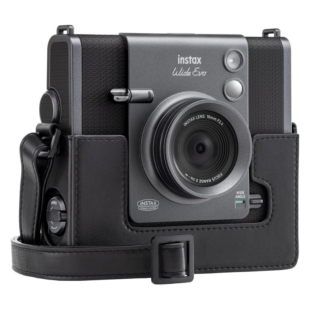 Fujifilm instax WIDE Evo Molded Camera Case with Adjustable Shoulder Strap (Black) - Image 5