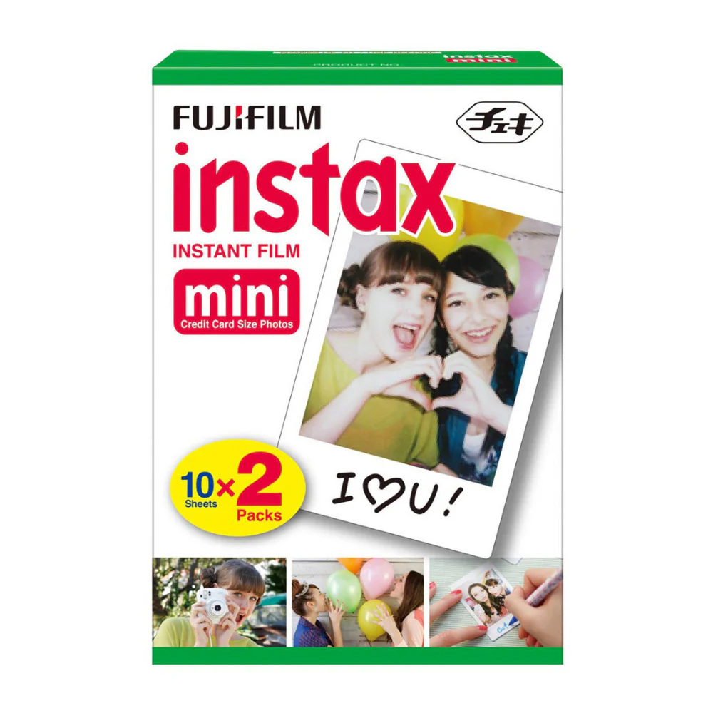 Fujifilm instax Mini 9 Instant Camera (Flamingo Pink) with Mini Twin Film Pack (20 Exposures) Bundle - Image 3