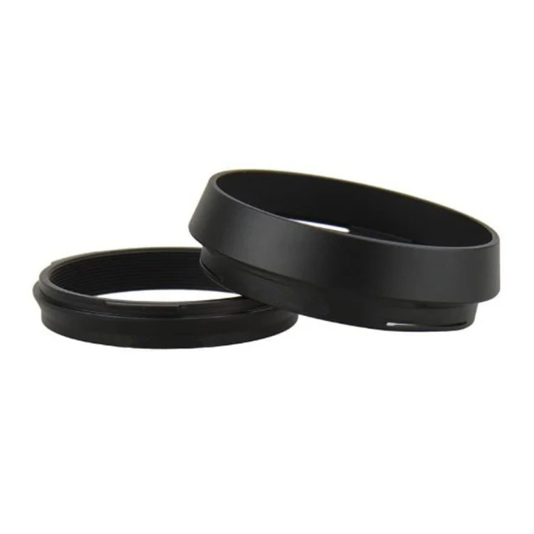FujiFilm 49mm Filter Adapter Ring and Lens Hood for Fujifilm Cameras (Black) - Image 3