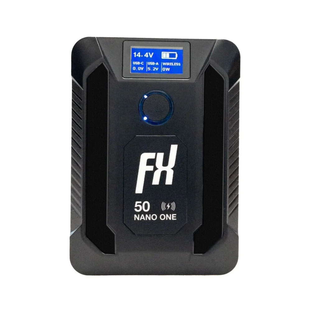 FXLION Nano ONE 50Wh V Mount Battery with D-TAP,USB-C,USB-A,Micro-USB Ports