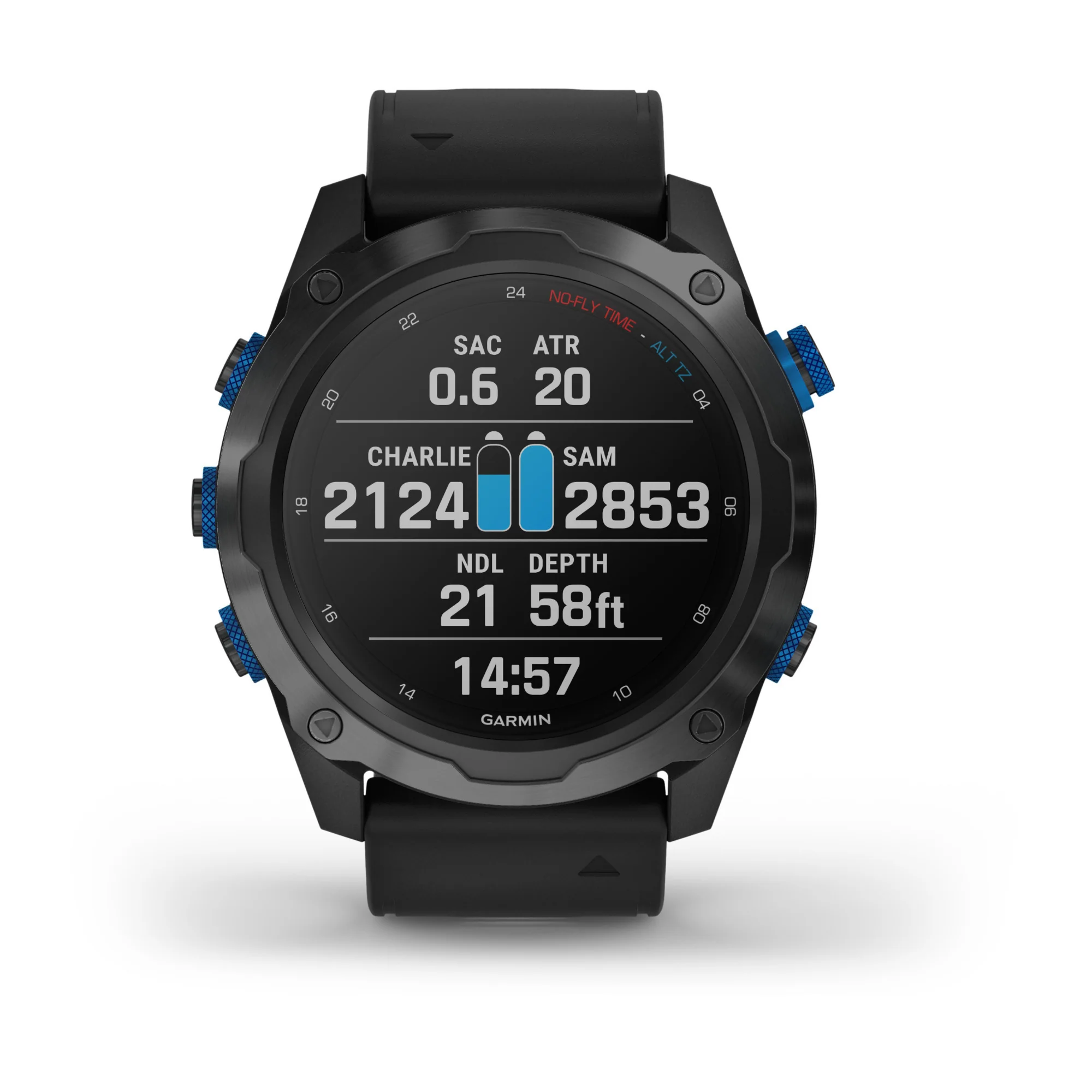 Garmin Descent Mk2i with DLC Titanium Band (Black)