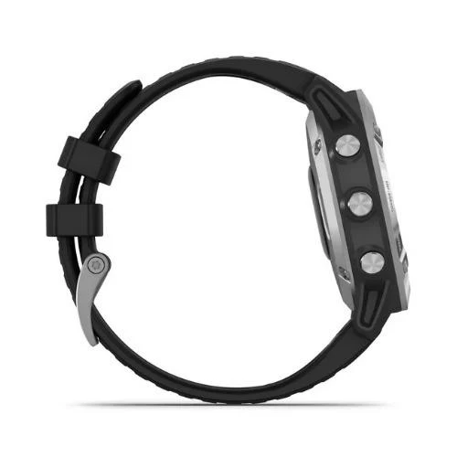 Garmin fenix 6 Multisport GPS Smartwatch (Silver with Black Band) - Image 2