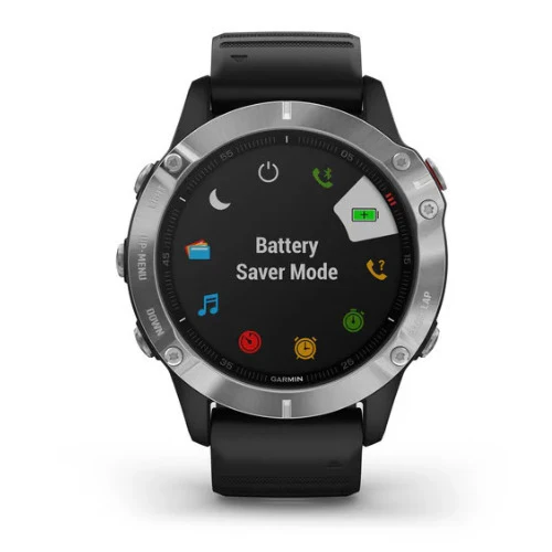 Garmin fenix 6 Multisport GPS Smartwatch (Silver with Black Band) - Image 7