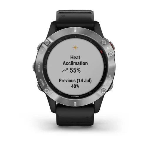 Garmin fenix 6 Multisport GPS Smartwatch (Silver with Black Band) - Image 9