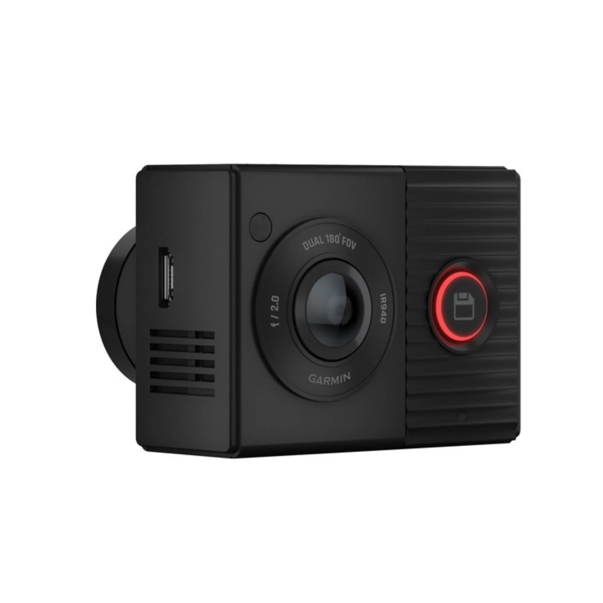 Garmin Dash Cam Tandem with 180-Degree Field of View and Built-In GPS Logger