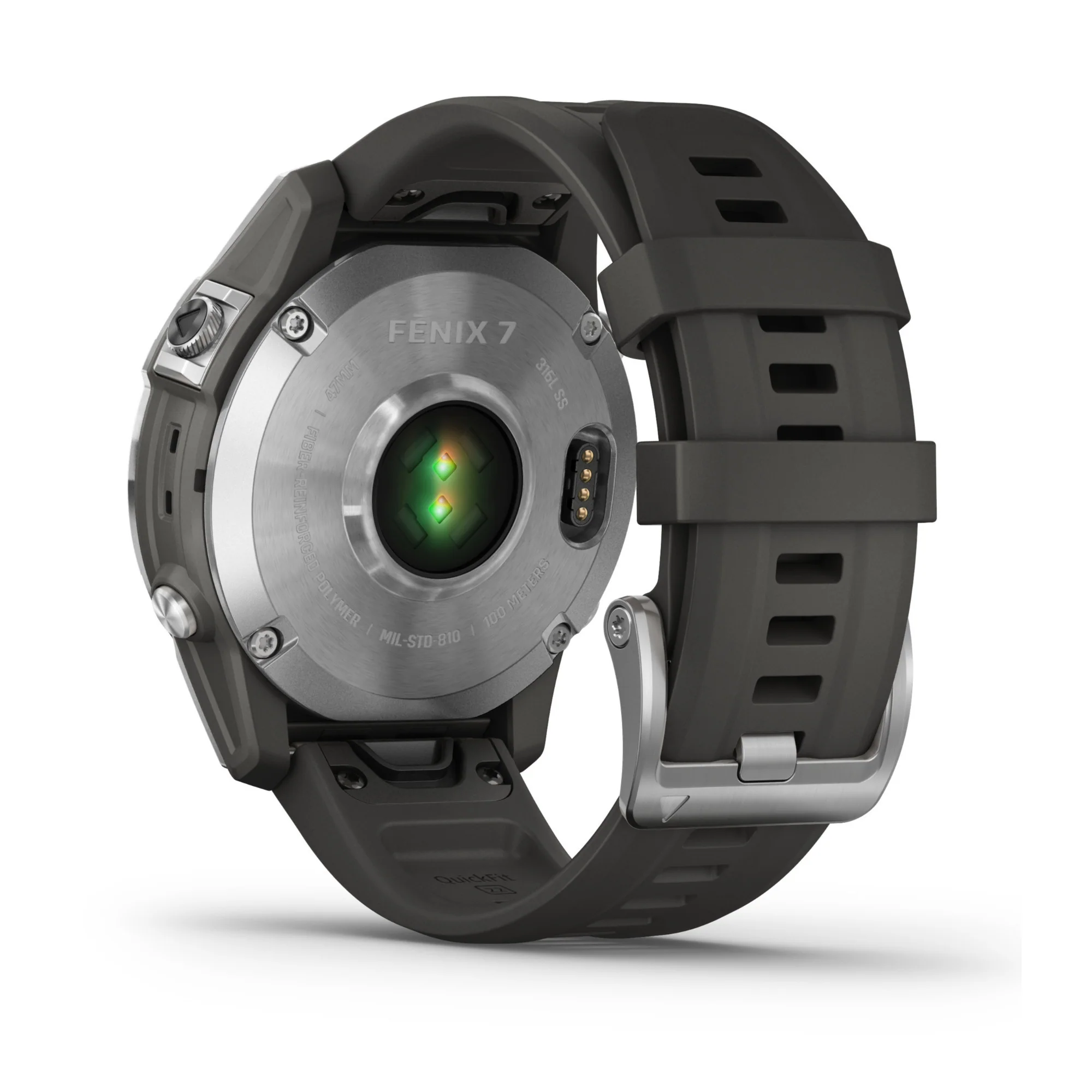 Garmin Fenix 7 Multisport GPS Watch with Graphite Band (Standard Edition Silver) - Image 6