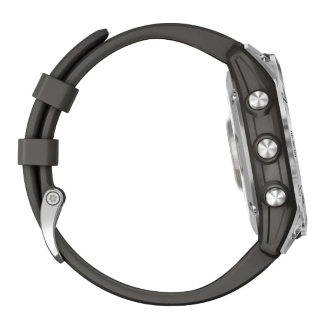 Garmin fenix 7 Standard Edition Multisport GPS Watch (Silver with Graphite Band) - Image 6