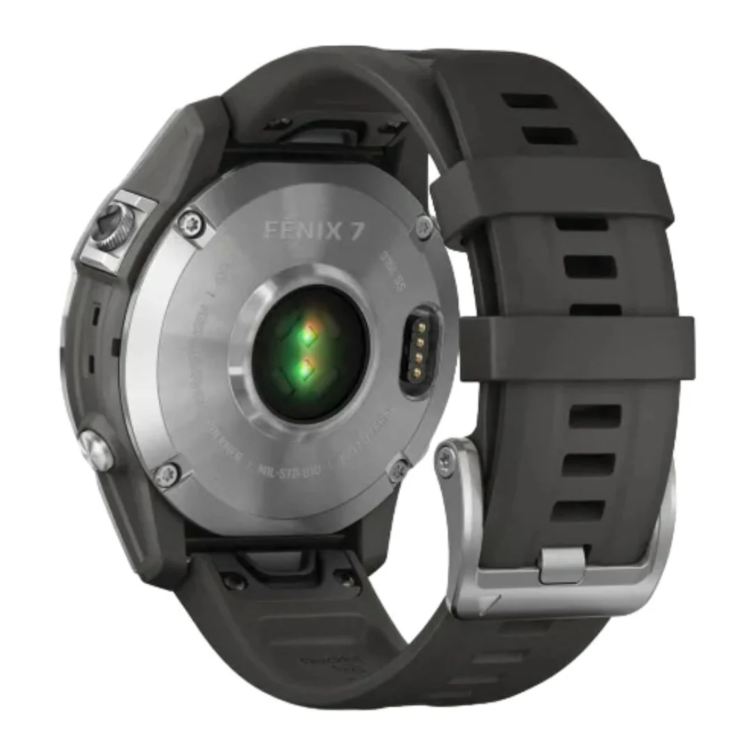 Garmin fenix 7 Standard Edition Multisport GPS Watch (Silver with Graphite Band) - Image 7