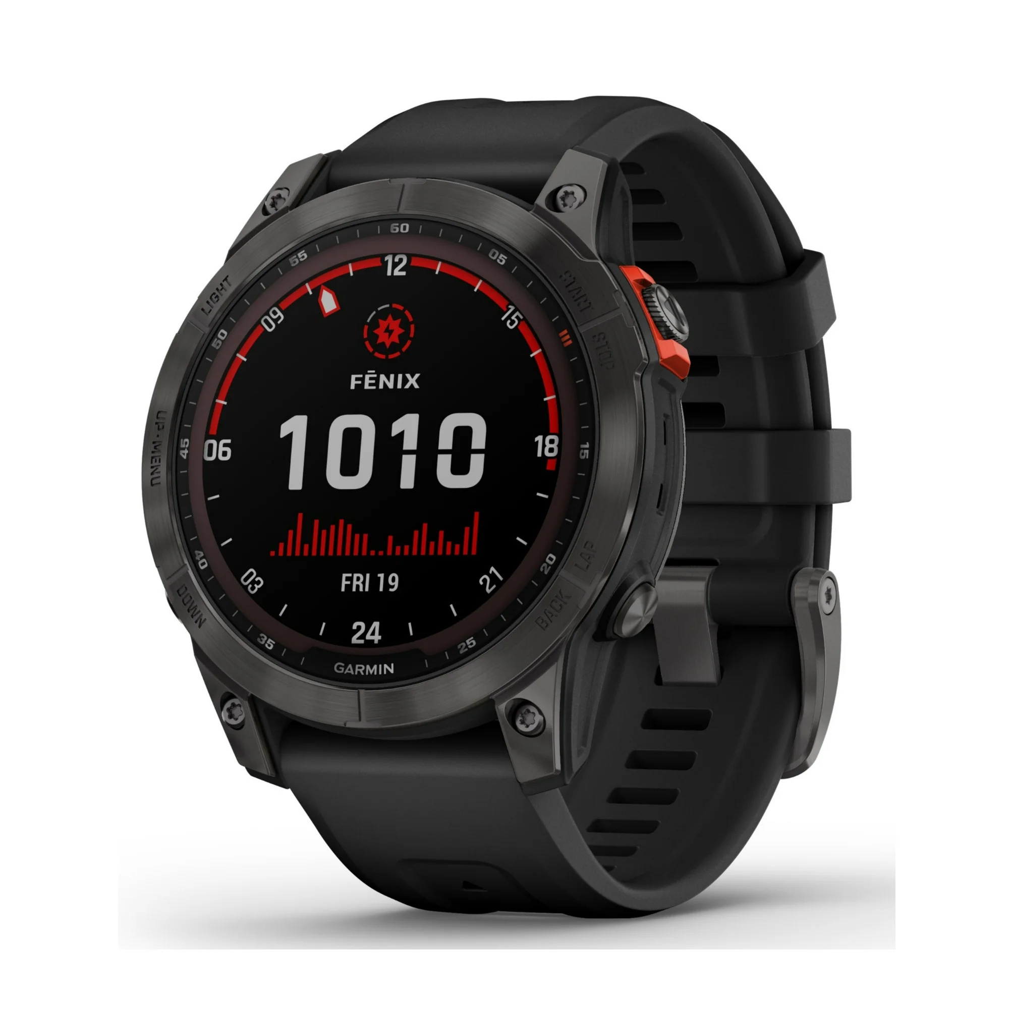 Garmin Fenix 7 Solar (Slate Gray with Black Band) - Image 2