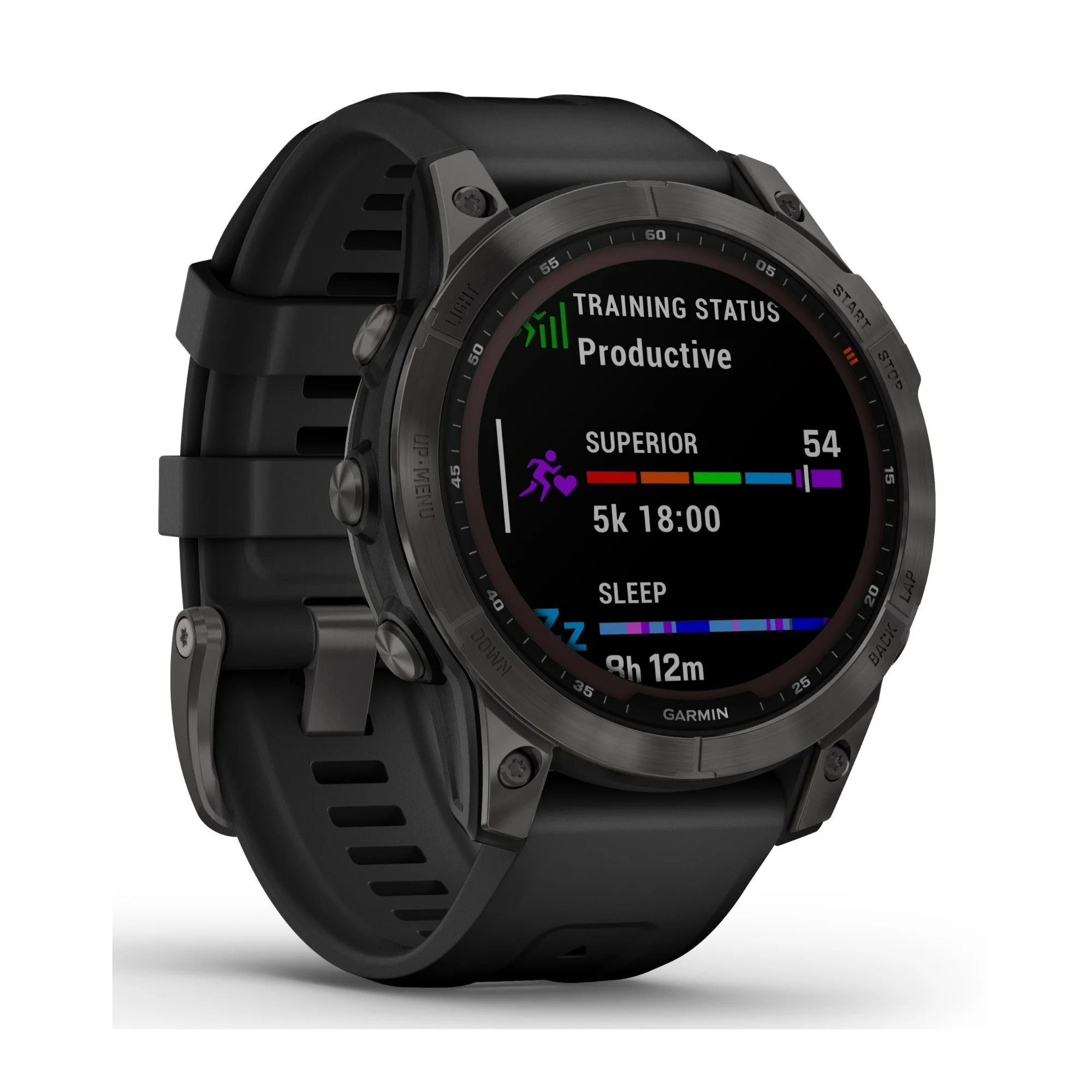 Garmin Fenix 7 Solar (Slate Gray with Black Band) - Image 3