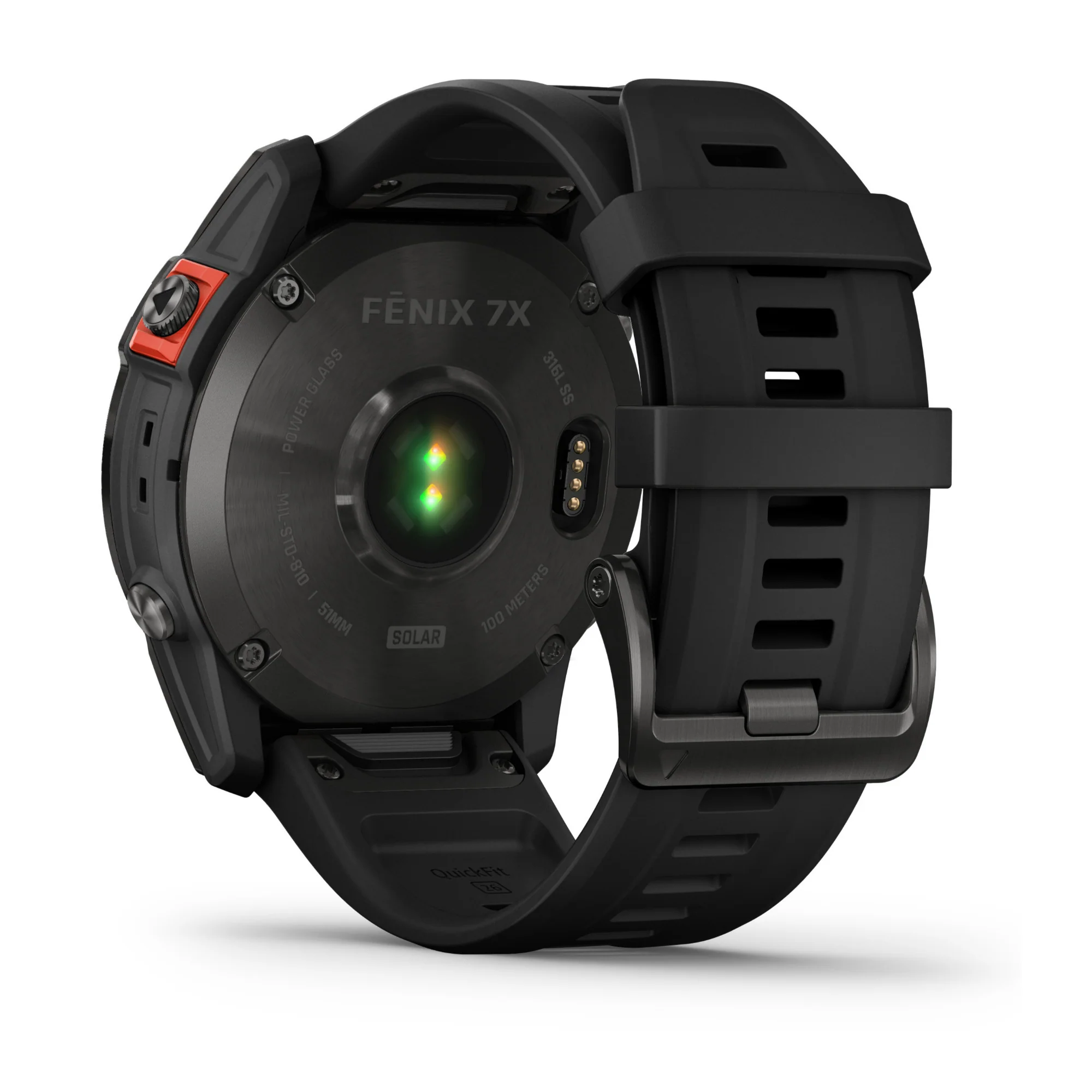Garmin Fenix 7X Solar GPS Smartwatch with Black Band (Slate Gray) - Image 5