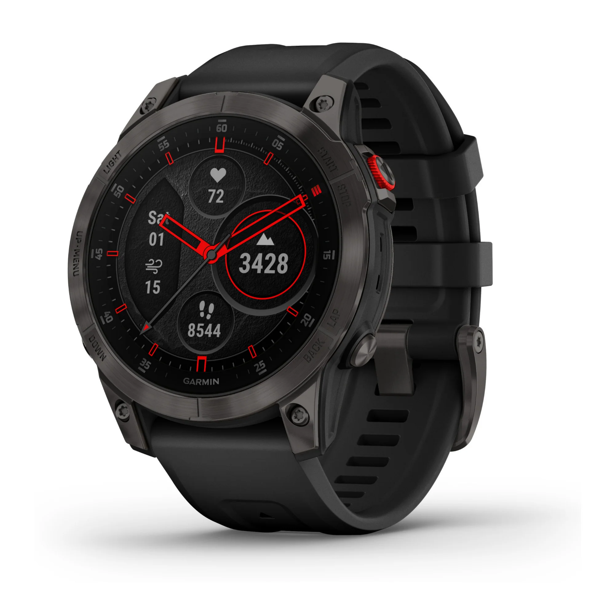 Garmin Epix Gen 2 Smartwatch (Sapphire Black Titanium) - Image 2