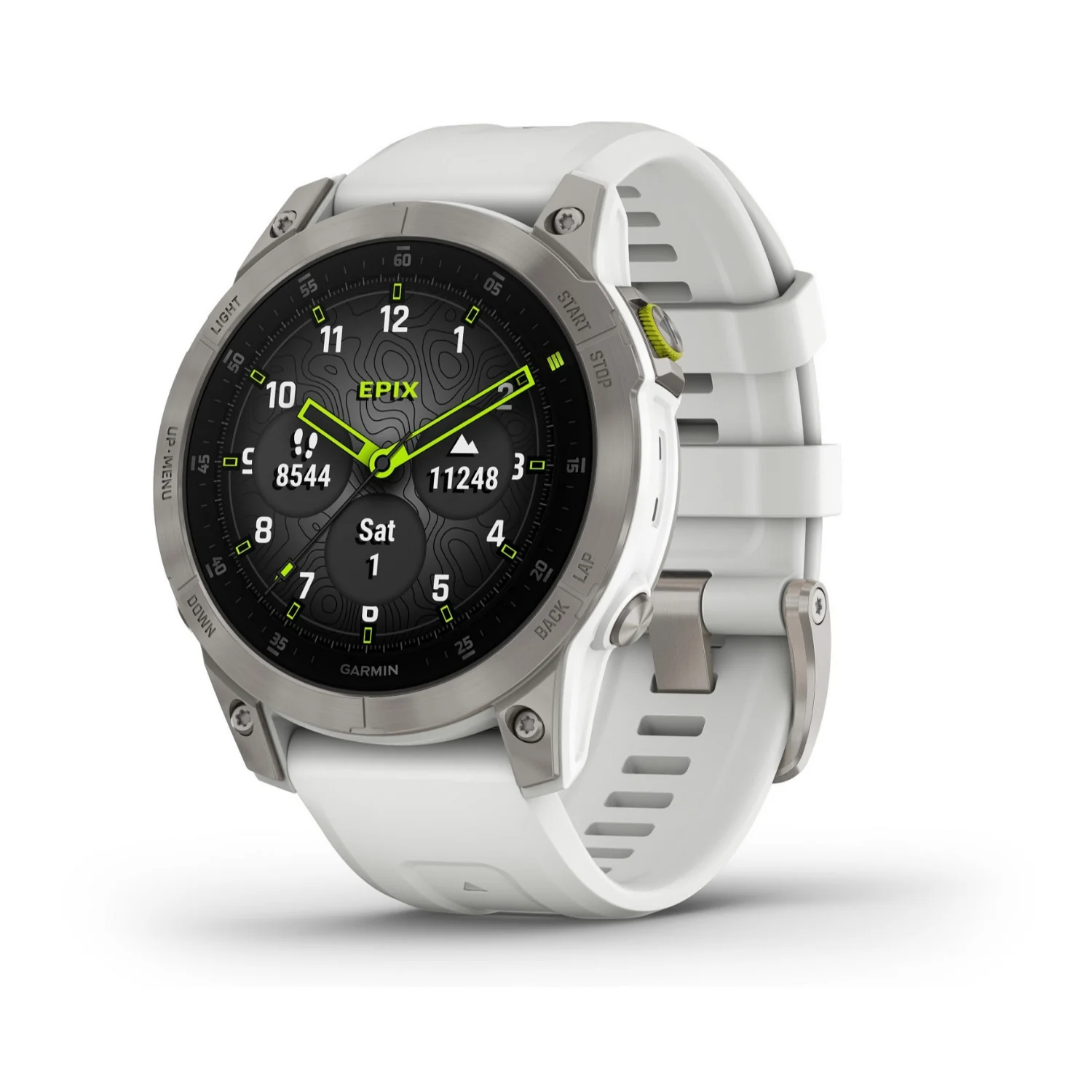 Garmin Epix Gen 2 Smartwatch (Sapphire White Titanium) - Image 3