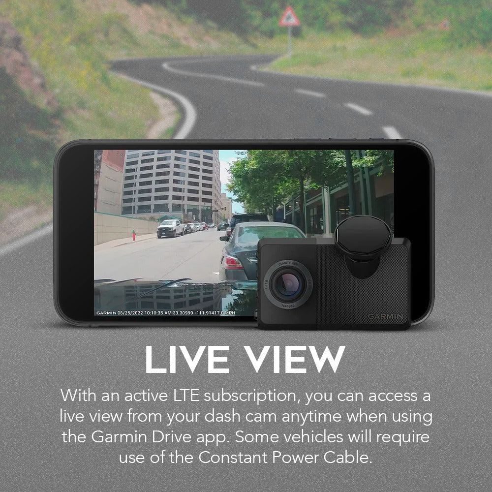 Garmin Dash Cam™ Live Bundle with Constant Power Cable and 128GB MicroSDXC Card - Image 3