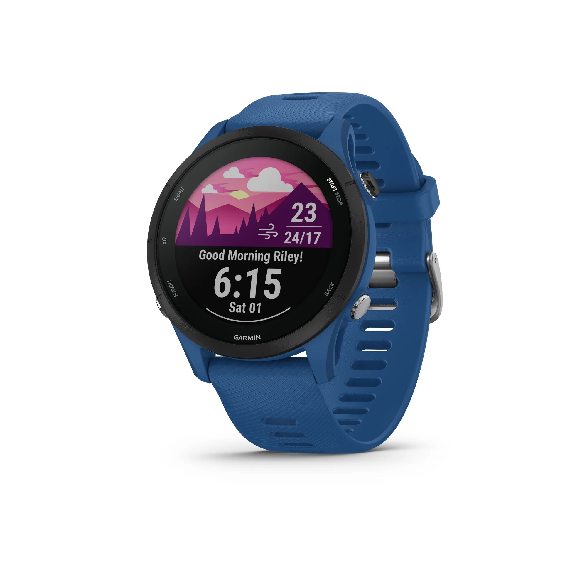 Garmin Forerunner 255 Running Watch (Tidal Blue) - Image 3