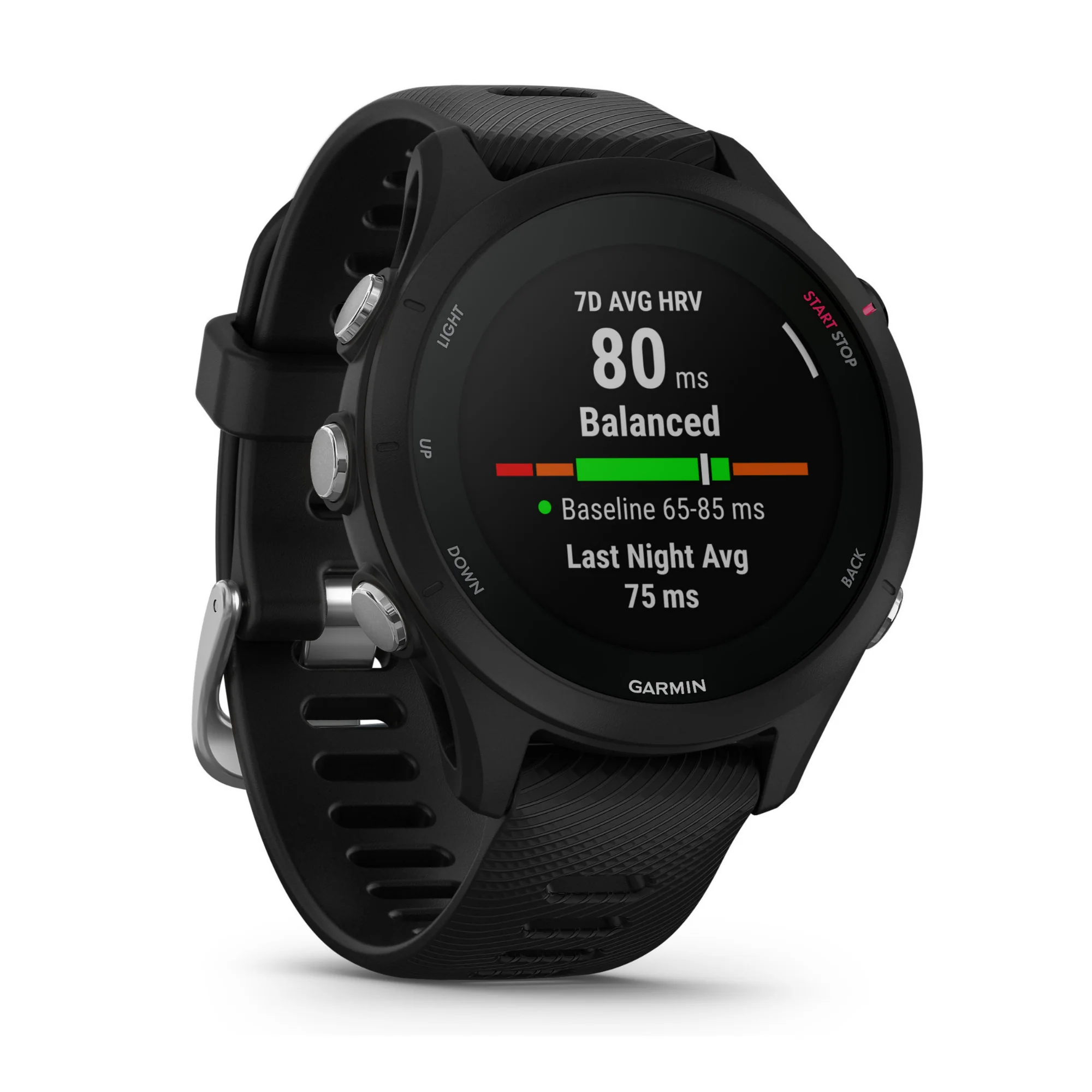 Garmin Forerunner 255S Music Running Watch (Black) - Image 3