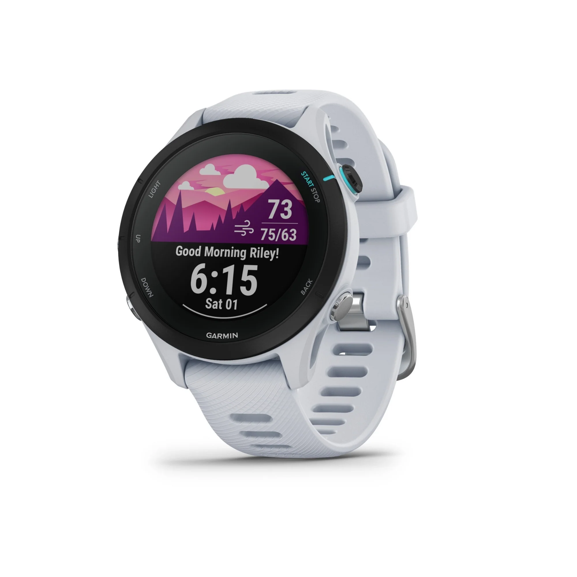 Garmin Forerunner 255S Music Running Watch (Whitestone) - Image 3