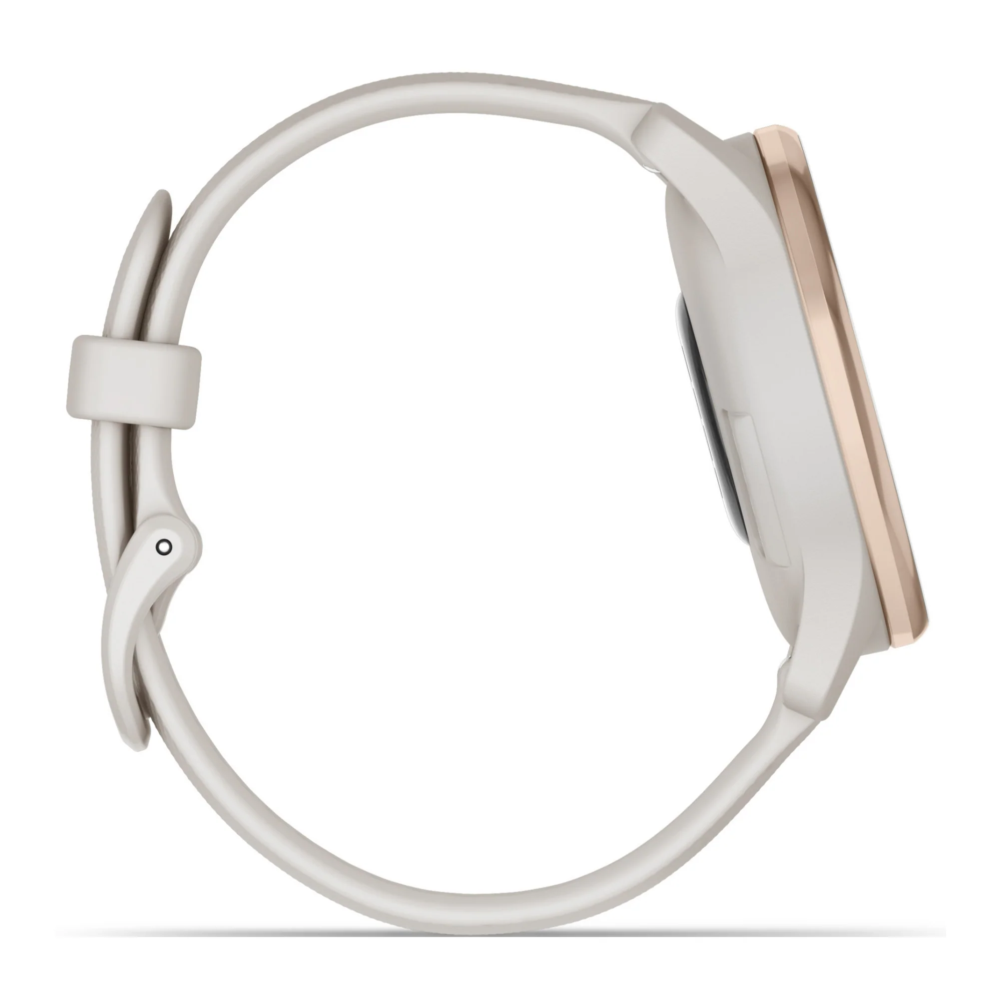 Garmin Vívomove Trend Hybrid Smartwatch with Silicon Band (Peach Gold Stainless Steel Bezel) - Image 6
