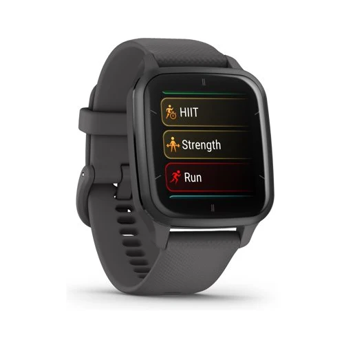 Garmin Venu Sq 2 Smartwatch (Slate) Bundle with Charger Stand Port Protector Plugs (x9) - Image 13