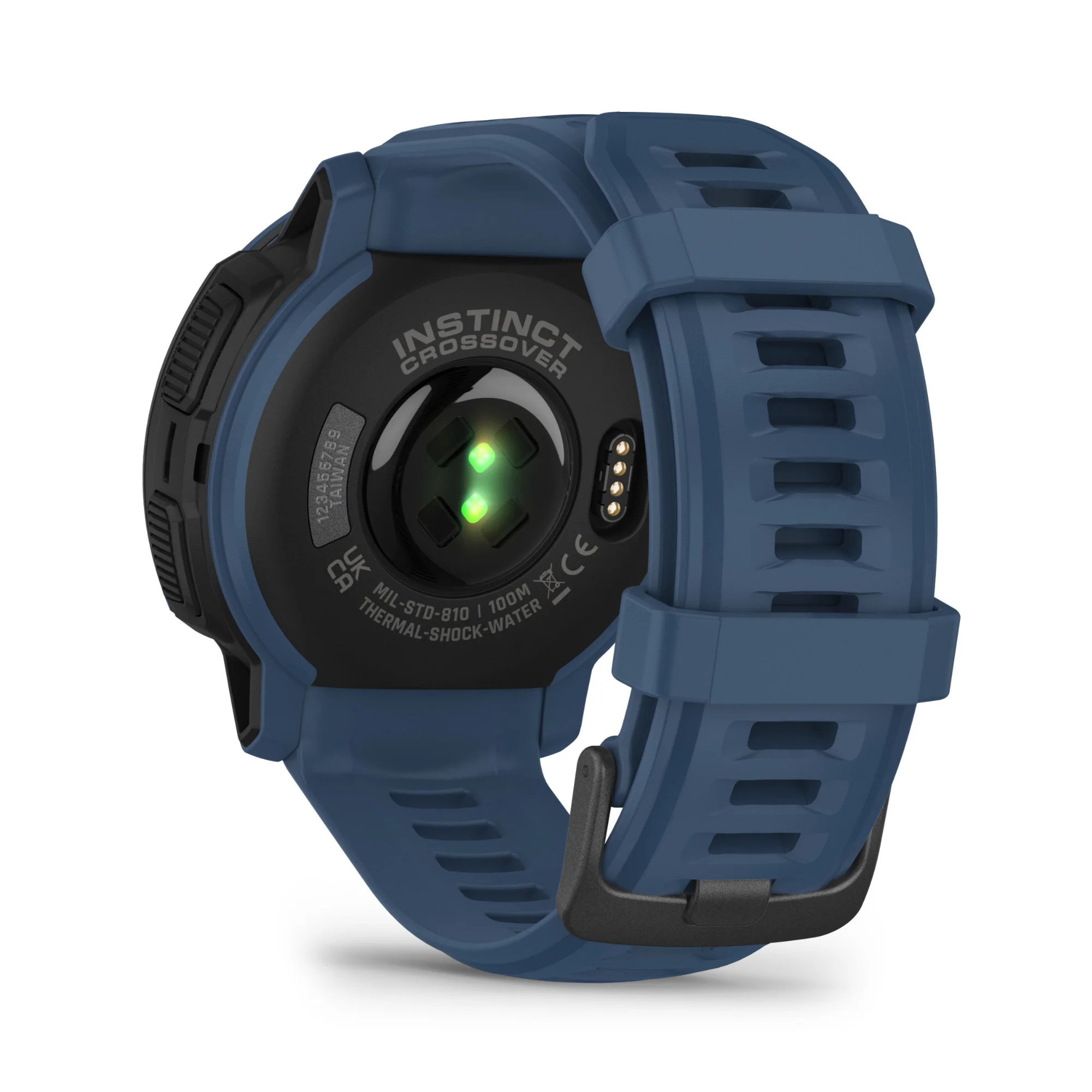 Garmin Instinct Crossover Solar Standard Edition Hybrid Smartwatch (Tidal Blue) - Image 5