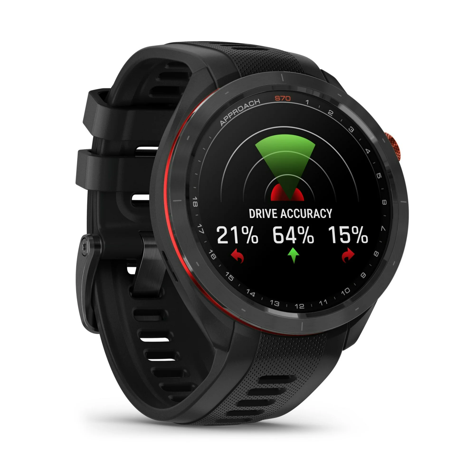 Garmin Approach S70 Premium 32GB Memory GPS 1.4-Inch AMOLED Display Long Battery Life Golf Watch - Image 4