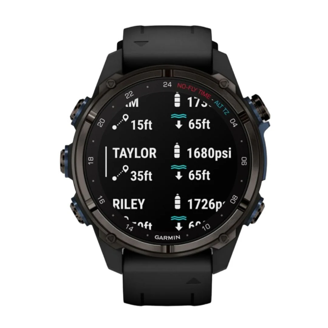Garmin Descent Mk3i Watch Style-Dive Computer (43mm, Carbon Gray Titanium with Black Silicone Band) - Image 5
