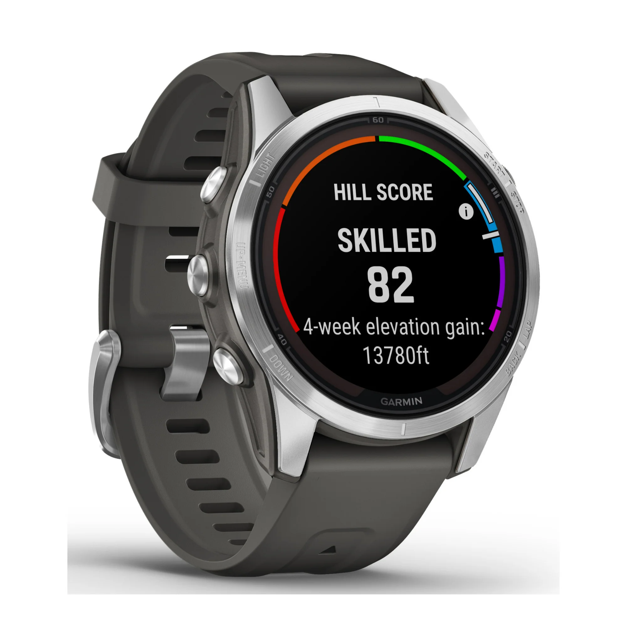 Garmin fenix 7S Pro Solar Multisport GPS Smartwatch (Silver with Graphite Band) - Image 4