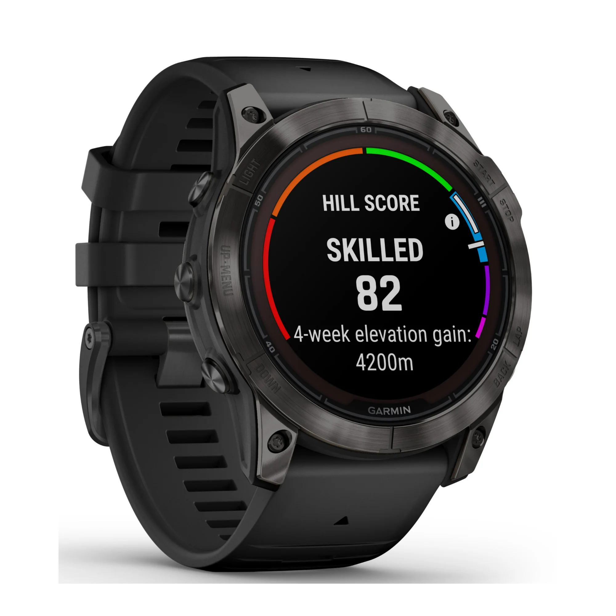 Garmin fēnix 7X Pro Sapphire Solar GPS Smartwatch (Carbon Gray/Black Band) (Used) - Image 2