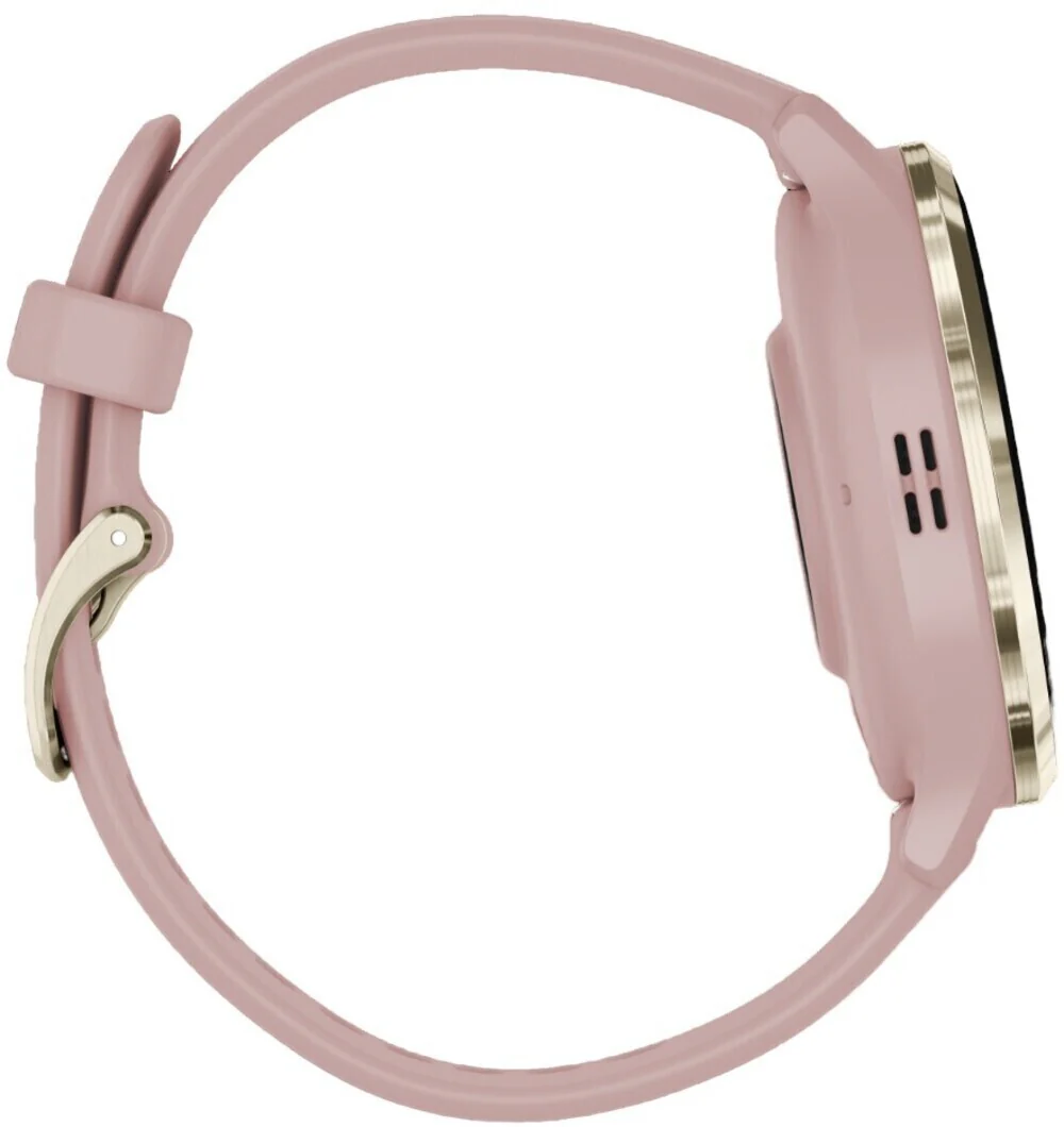Garmin Venu 3S Smartwatch (Soft Gold/Dust Rose) with Charging Stand and Port Plugs - Image 11