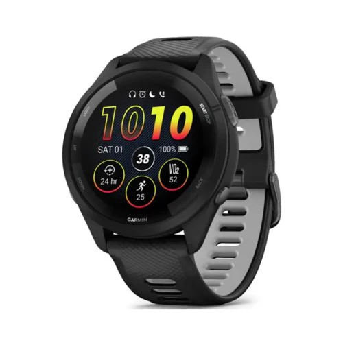 Garmin Forerunner 265 Black Bezel and Case Smartwatch with Silicone Straps (Black/Powder Gray) - Image 10