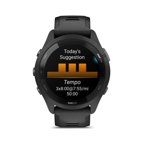 Garmin Forerunner 265 Black Bezel and Case Smartwatch with Silicone Straps (Black/Powder Gray) - Image 11